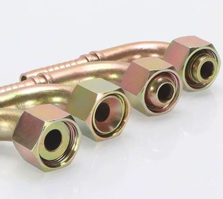 Metrische vrouwelijke 24 graden kegel O-ring L.T. roestvrij staal Hydraulische slangbehangen