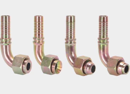 Metrische vrouwelijke 24 graden kegel O-ring L.T. roestvrij staal Hydraulische slangbehangen
