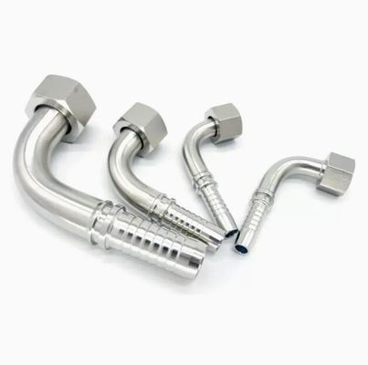 20491 Serie 90 graden Metrische Vrouwelijke 24 graden Kegel O-ring L. T. Hydraulische slangbevestigingen