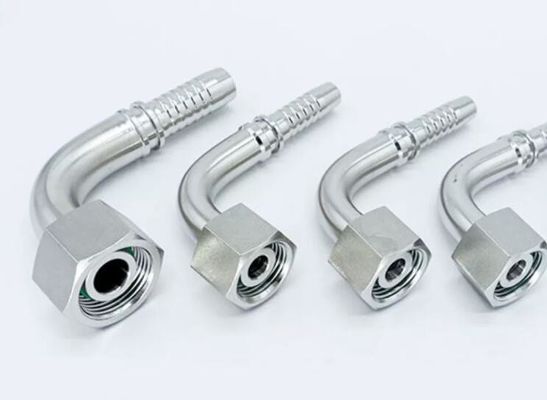 20491 Serie 90 graden Metrische Vrouwelijke 24 graden Kegel O-ring L. T. Hydraulische slangbevestigingen