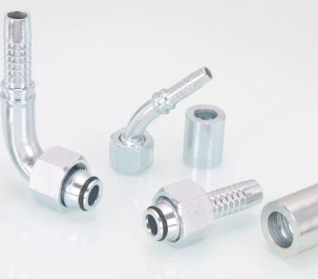 Hydraulische ellebogen met 90 graden metrische slang en toebehoren voor roestvrij staal 20491