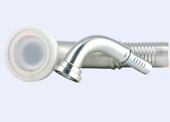 90 graden SAE flens 3000 Psi Hydraulische slangflens 87391 serie met rond hoofd type