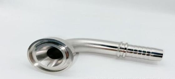 Ronde kop van roestvrij staal 90 Elbow Flange Fittings voor hydraulische slang 3000psi