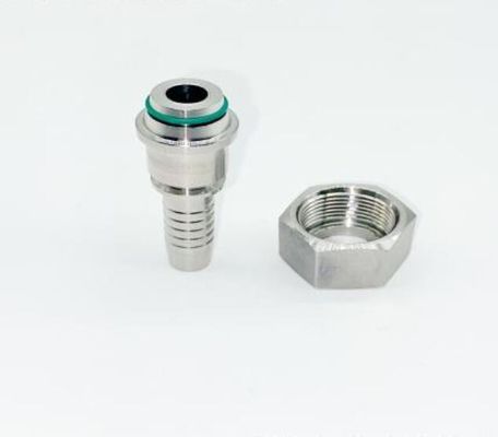 Metrische vrouwelijke hydraulische slang met roestvrij staal en zeshoekig koptype