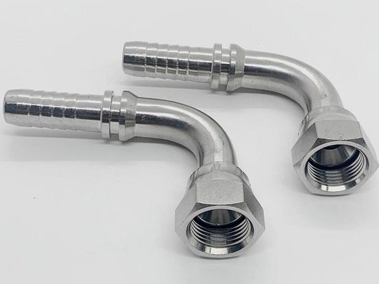 26791 Stainless Steel Hydraulische krimpslangtoepassingen voor Amerikaanse draad Jic 74 Taper Seal 90 Elbow