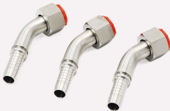 Lange levensduur Carbon Steel Ss 45 graden Elbow Vrouwelijke metrische hydraulische slang