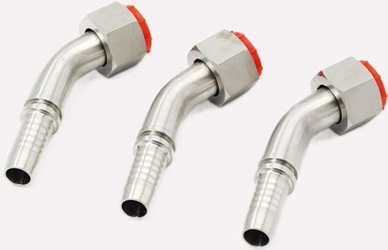 Pijpleidingen verbinden 20441 Carbon Steel Metric 24 Cone Seal Hydraulische krimp slang fitting