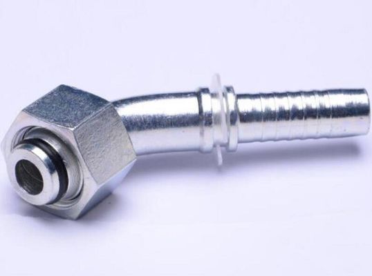 20441 Roestvrij staal Hydraulische ellebogen slangbehangen Metrische voor krimpdrukken