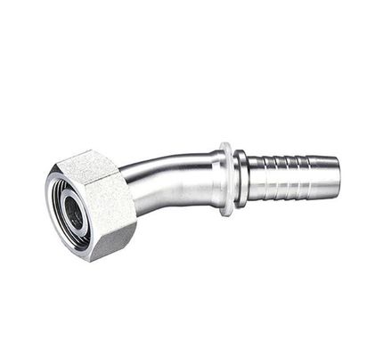 20441 Koolstofstaal Ss 45 graden Elbow Vrouwelijk Metrisch Hydraulisch Slang Fitting Pipe Adapter