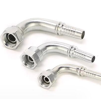 Gegalvaniseerde plaat Hydraulische slangtoepassingen roestvrij staal enkel hex 90 graden Bsp 22691