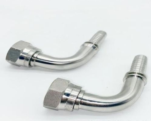 Roestvrij staal 60 graden kegel slang banjo toevoeging buis adapter hydraulische toevoegingen