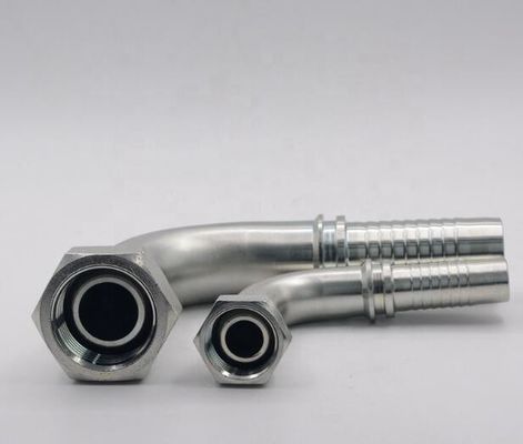90 graden Elbow Bsp Vrouwelijke 60 Cone Hydraulische slang Fitting voor graafmachine