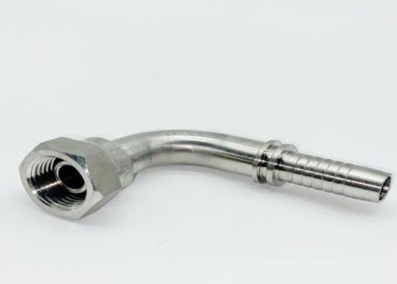 Gevormde eindverbinding Hydraulische slangtoepassingen roestvrij staal enkel hex 90 graden Bsp