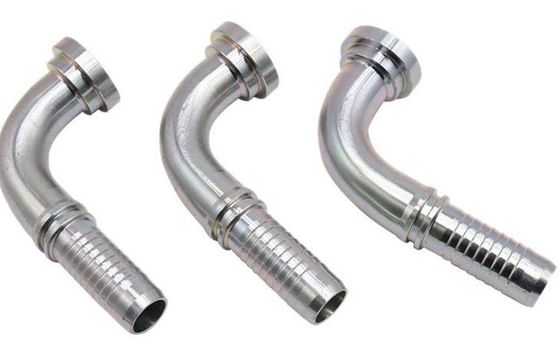 Stainless Steel Hydraulische krimp slang Fittings Flange 6000psi 90 Elbow 87691 87692