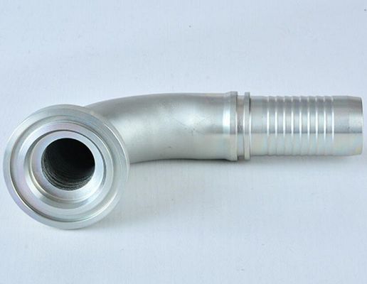 90 graden SAE flens 6000 Psi ISO 12151-3--SAE J516 Hoogdruk slang flens fitting