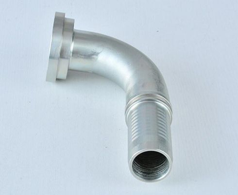90 graden SAE Vrouwelijke 6000 Psi Flange Hydraulische slang Fitting voor leidingen Connect Verkoop