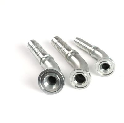 Stainless steel 3000 Psi 90 graden SAE Fitting flens voor hydraulische slang
