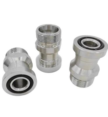 Ronde kop 300psi Flanke Metrische externe draad Hydraulische transitie slang fitting