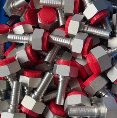 20411 Metrische Vrouwelijke 24 Kegel O-ring L. T. Rechte Hydraulische slang Ferrule End Fittings