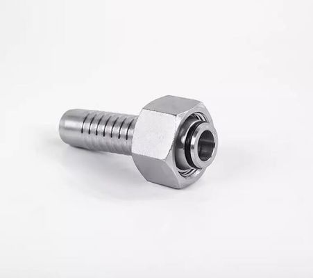Roestvrij staal ISO9001 gecertificeerde metrische vrouwelijke 24 graden kegel O-ring licht type armaturen