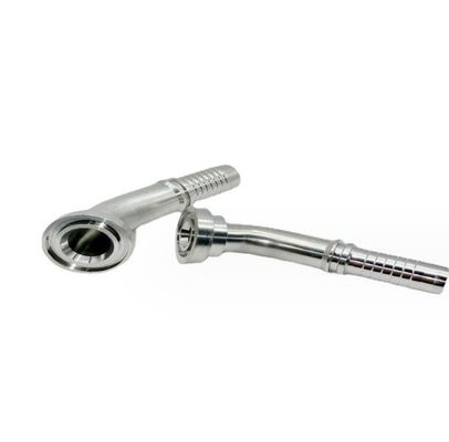 Flanken serie roestvrijstalen connector voor hydraulische eenstuk slang aansluiting 87641