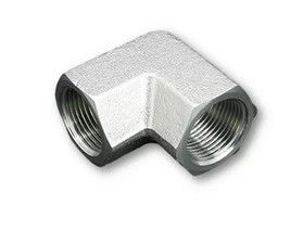 90 graden Elbow Tee Fitting BSPT Vrouwelijke roestvrij staal Hydraulische adapter 7t9 NPT draad Fitting